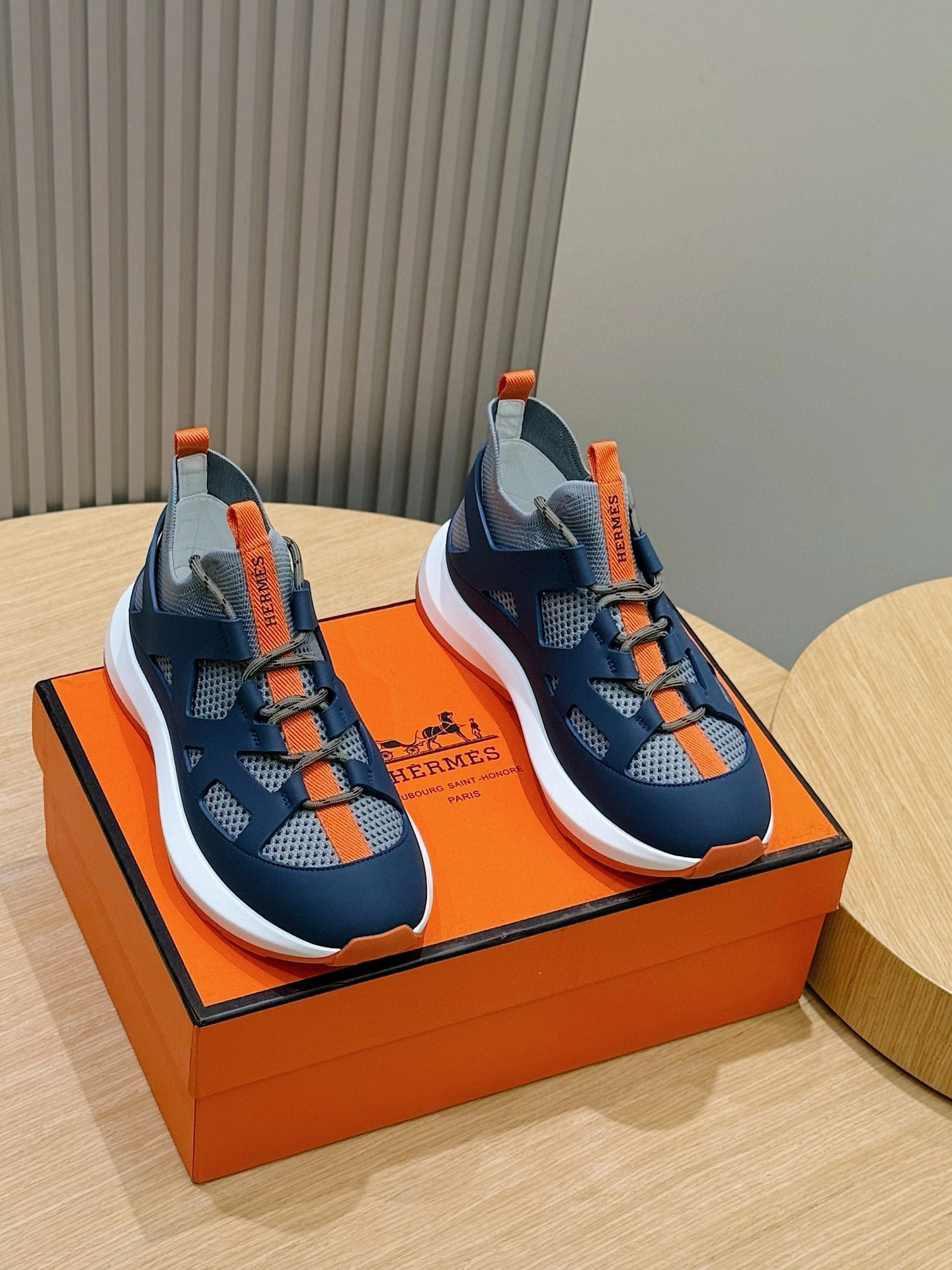 OOBB-- H5r75s Katana Calfskin Thick soles：4.3CM item:E-X230F2666
